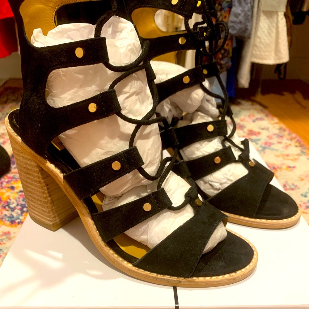 Dolce Vita block heel lace up sandals